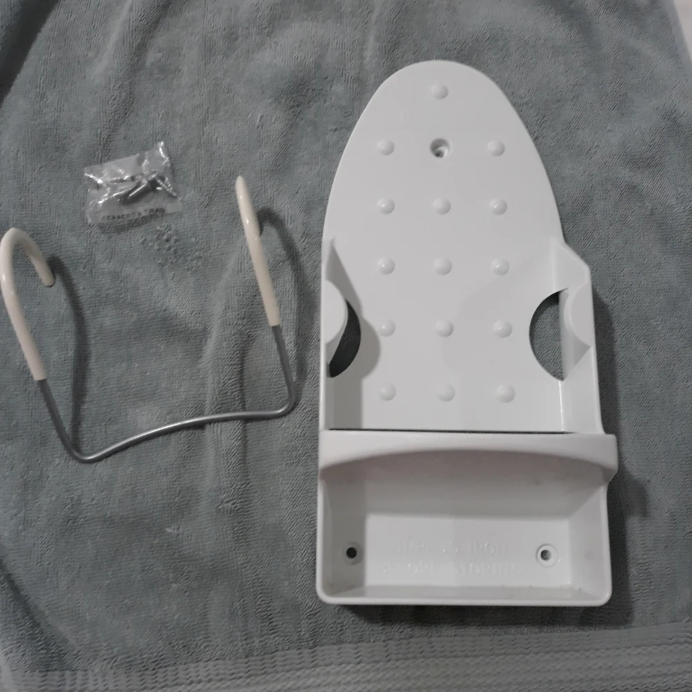 Vintage Rubbermaid Ironing Organizer Wall Mount White Storage New with Box